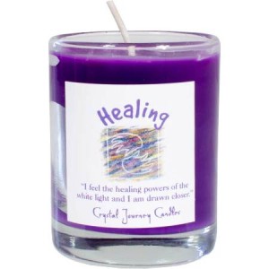 Healing votive soy candle