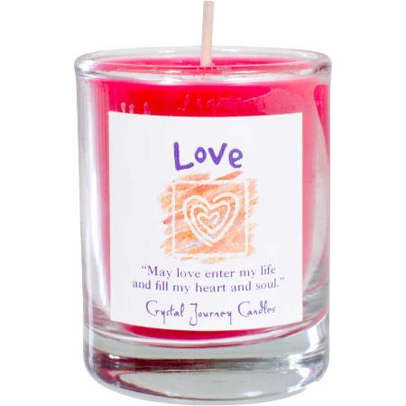 Love votive soy candle