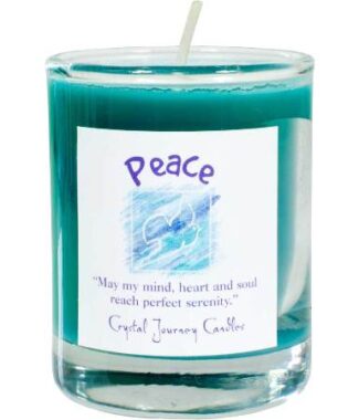 Peace votive soy candle