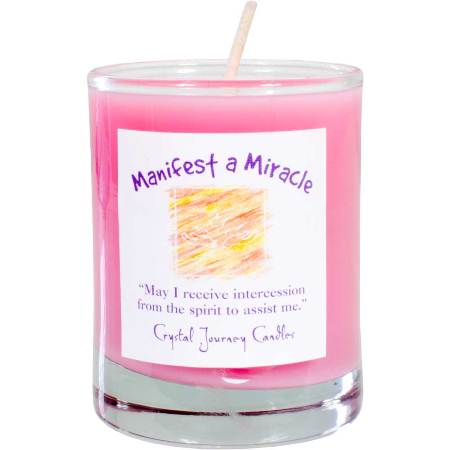 Manifest a miracle votive soy candle