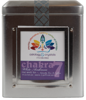 violet crown chakra tea