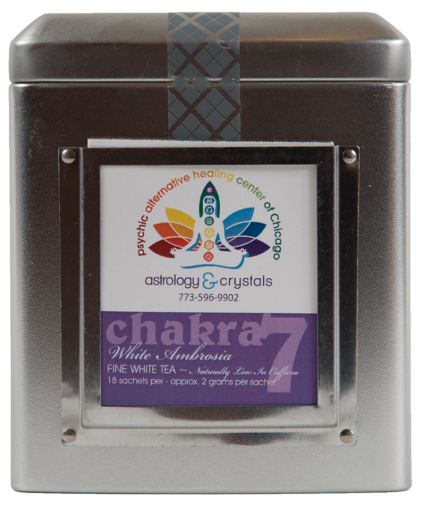 violet crown chakra tea