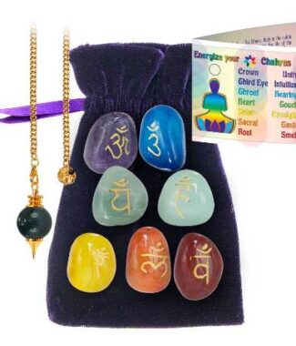Chakra energizing stones kit
