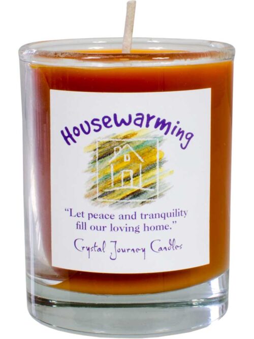 Housewarming votive soy candle