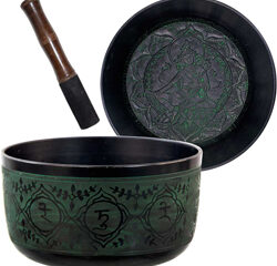 Singing Bowl rounded 6" Green Tara Green (Each)